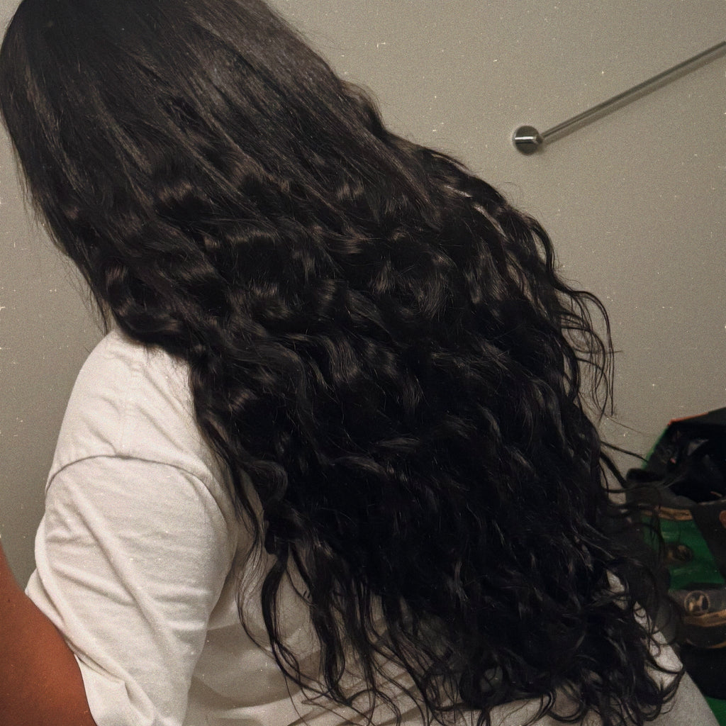 Indian Natural Curl Hair Extensions 24 inch