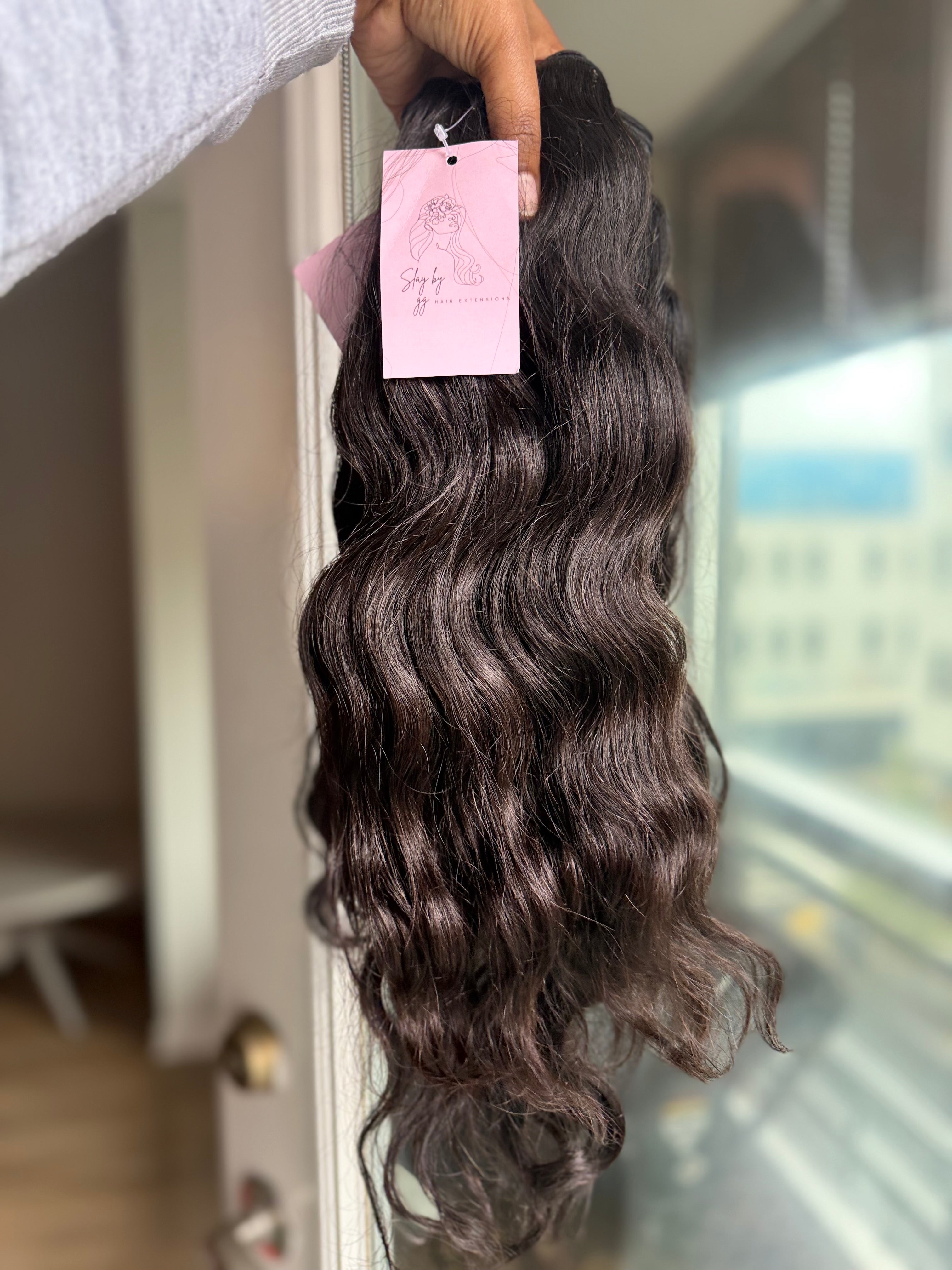 Indian Natural Curl Hair Extensions 24 inch