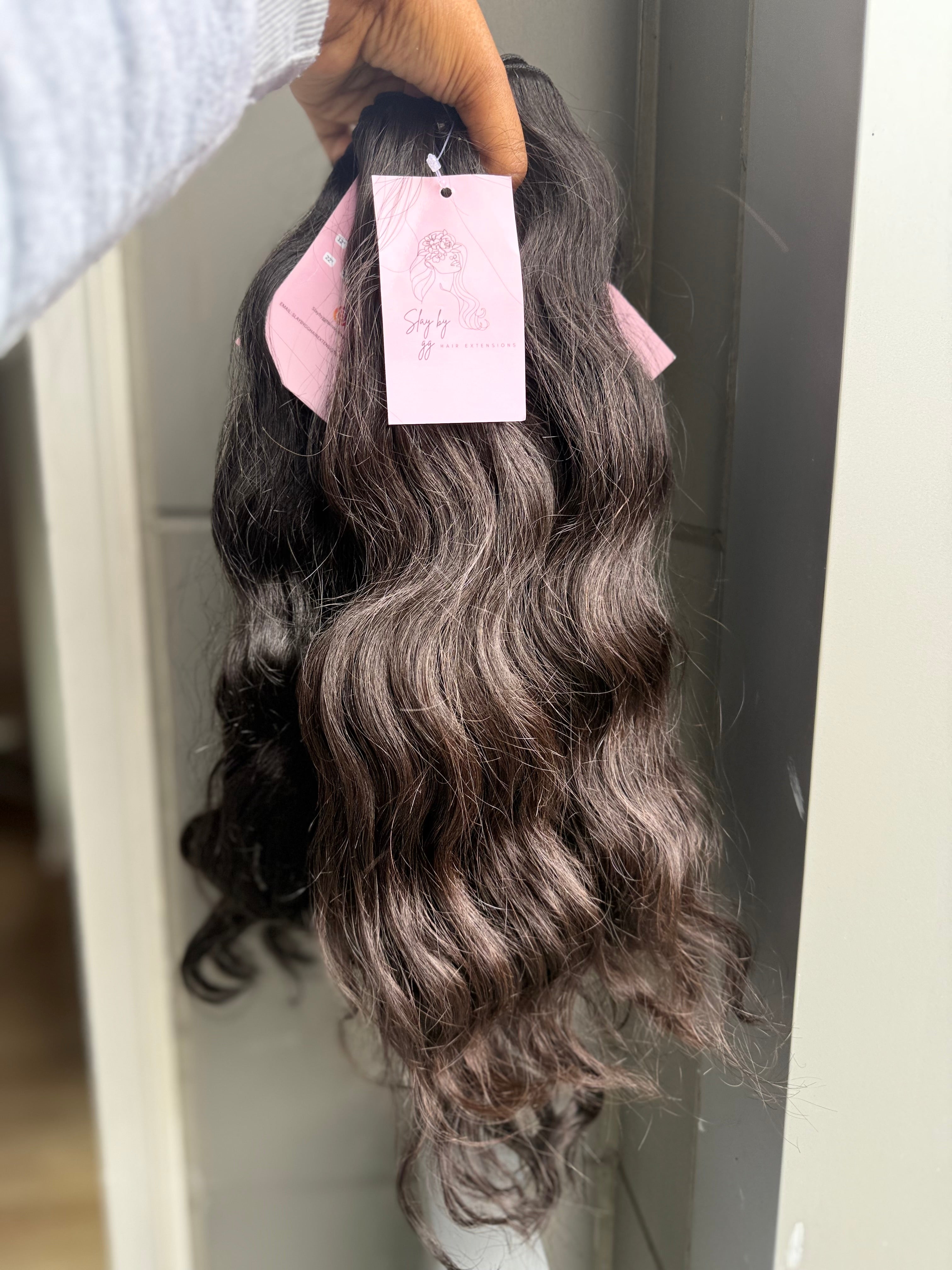 Indian Natural Curl Hair Extensions 18 inch